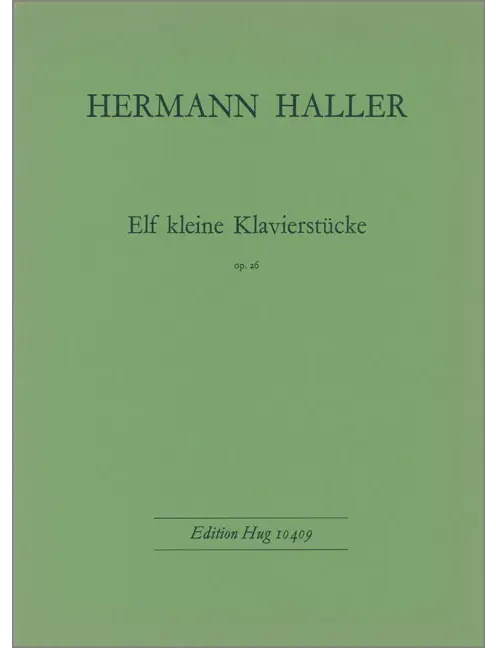 11 kleine Klavierstücke op 26